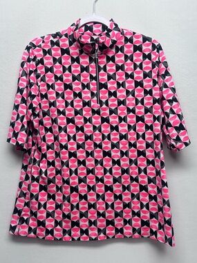 Women’s XL TAIL ladies golf polo  shirt pink and black .